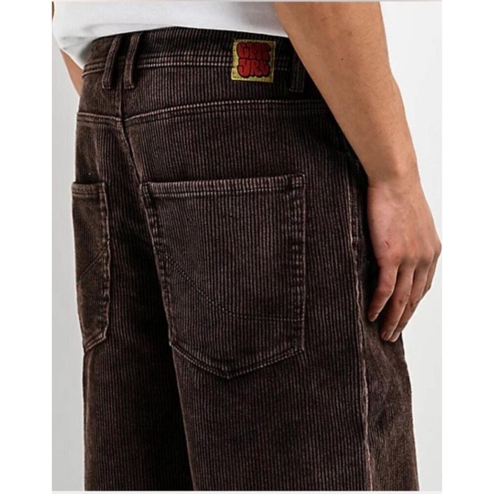 Empyre Men's Brown Cordoroy Skater Pants Size 40 - Picture 2 of 9